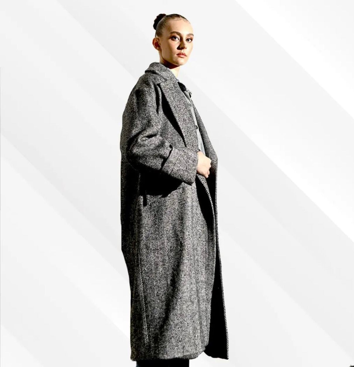 Grey Oversized Coat