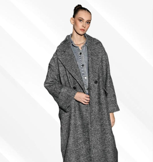 Grey Oversized Coat