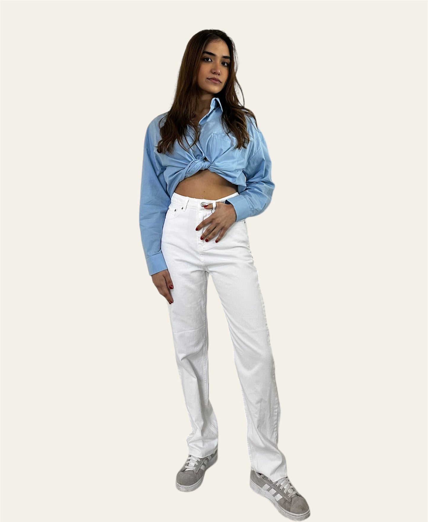 Jeans - White