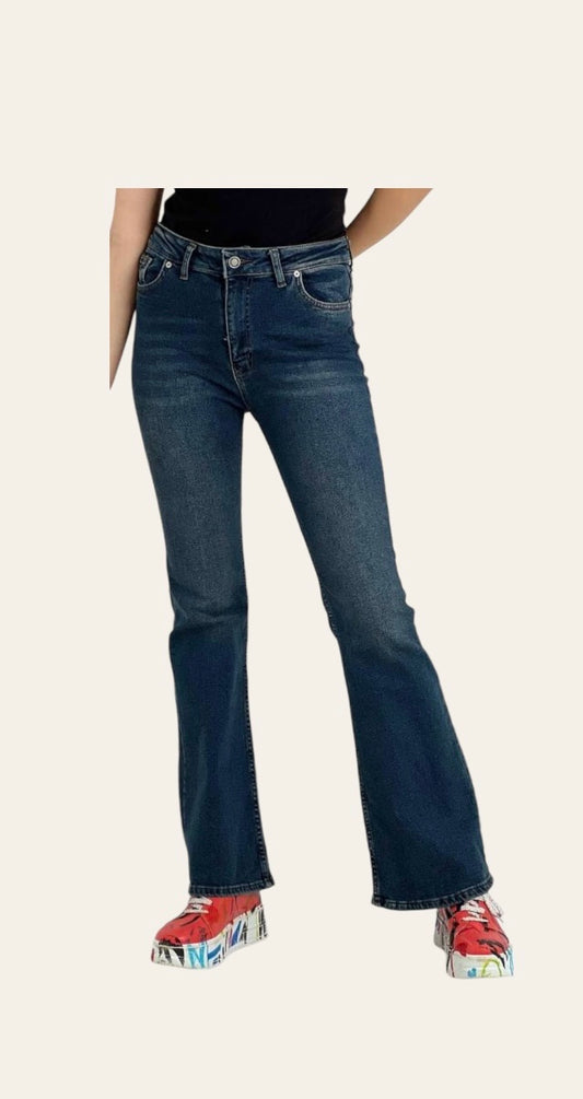 High-Rise Flared Jeans